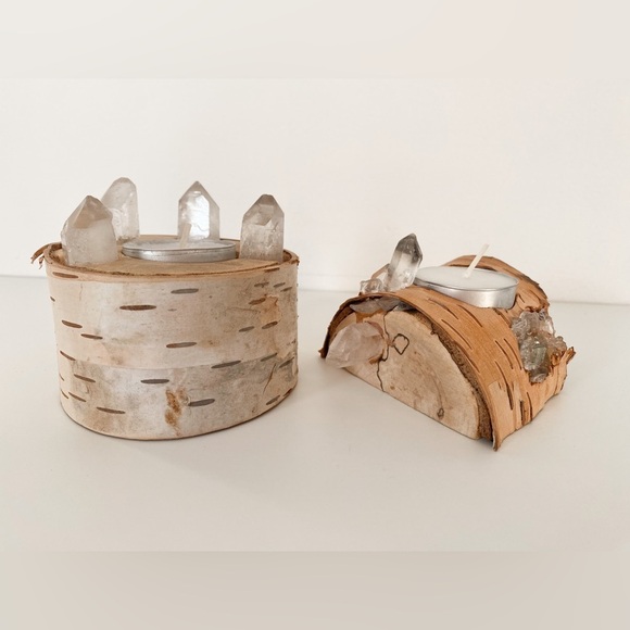 Handmade Crystal Candle Holders - Picture 3 of 6